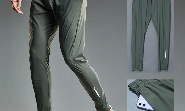 Summer Elastic Men Running Sport Pants Jogging Sweatpants Casual Outdoor Training Gym Fitness Trousers