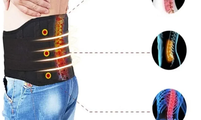Tourmaline Self-Heating Lumbar Belt – Adjustable Magnetic Therapy Back Support for Stroke Recovery, Pain Relief & Posture Care | Stroke Lyfe™ Therapy Gear