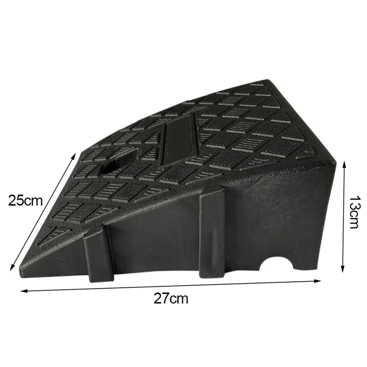 Portable Lightweight Curb Ramps Heavy Duty Plastic Threshold Ramp Kit For Car Trailer Truck Bike Motorcycle - Image 7