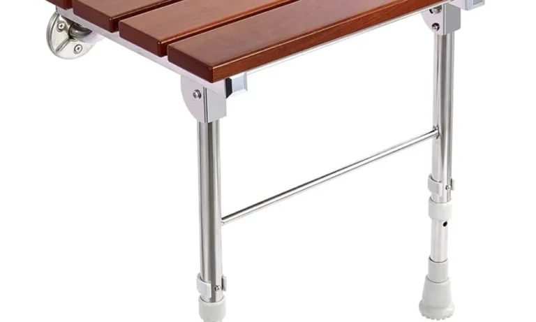 Foldable Shower Seat Bench – Wall-Mounted Bath Chair for Stroke Recovery, Elderly Support & Small Shower Spaces | Stroke Lyfe™ Home Safety Gear