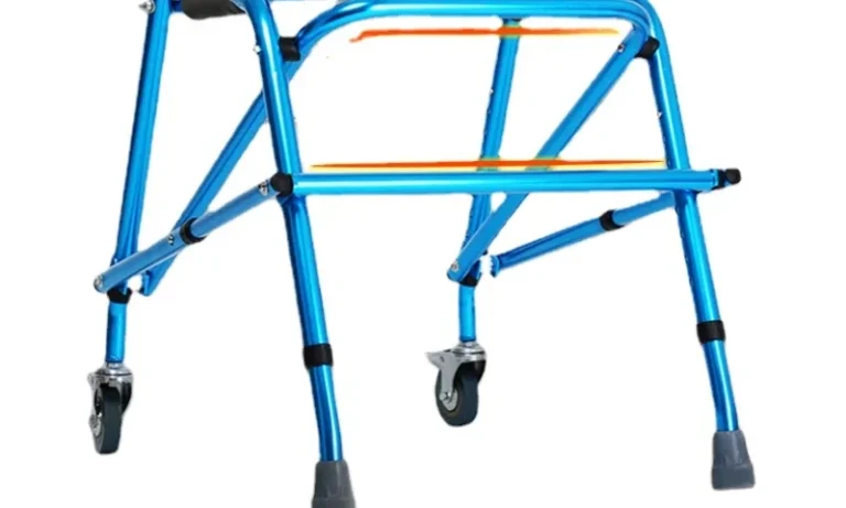 Children’s Folding Walking Aid – Four-Legged Trolley for Fracture Rehab, Pediatric Mobility & Stroke Recovery | Stroke Lyfe™ Mobility Tech