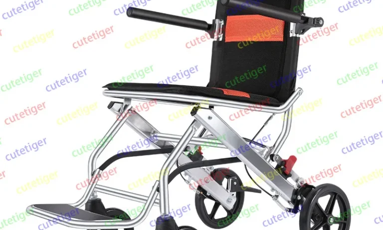 Wheelchair foldable, lightweight, portable, ultra light, aluminum alloy for elderly people with disabilities
