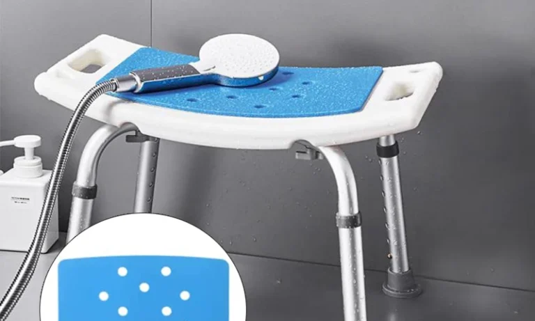 Non-Slip Bath Chair with Seat Cushion – Adjustable Shower Stool for Stroke Recovery, Elderly Support & Safe Bathroom Use | Stroke Lyfe™ Home Safety Gear