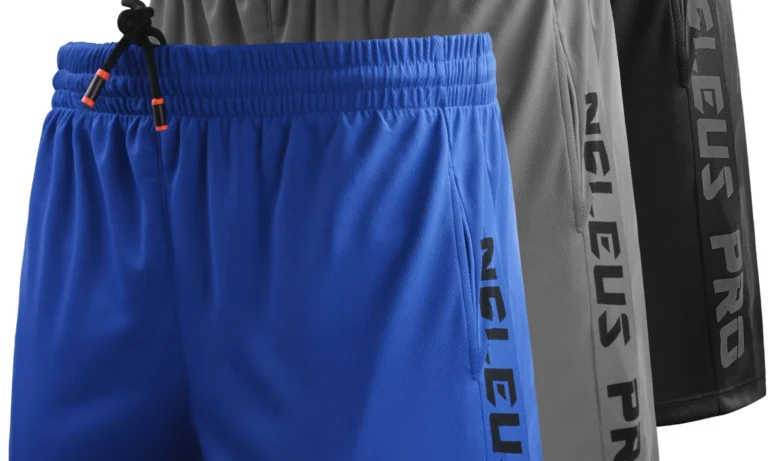 NELEUS Men’s Lightweight Workout Shorts – Breathable Athletic Shorts with Pockets for Stroke Recovery, Rehab & Daily Mobility | Stroke Lyfe™ Active Series