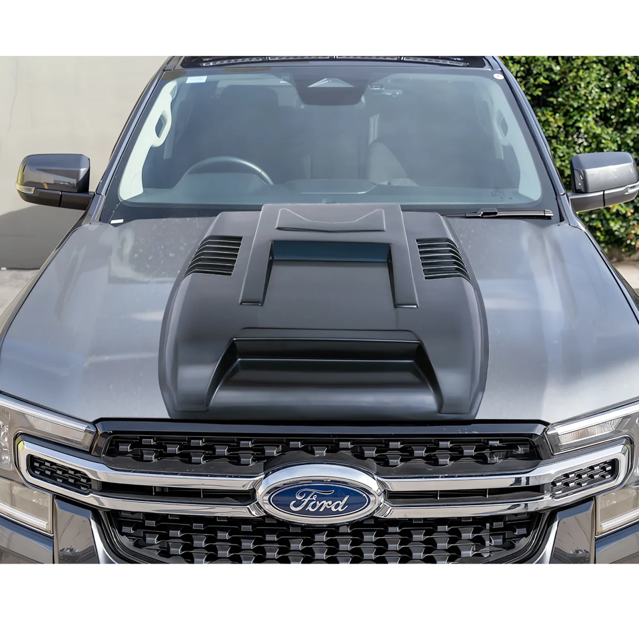 Matt Black Bonnet Scoop Hood Cover For Ford Ranger T9 2023 2024 Wildtrak XLT XLS XL Everest Off Road Next Gen Accessories 4x4 - Image 5