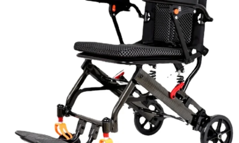 Lightweight Foldable Transport Wheelchair with Handbrakes – Compact Mobility Chair for Stroke Recovery, Elderly Travel & Caregiver Ease | Stroke Lyfe™ Smart Mobility Gear
