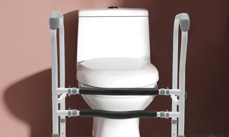 Adjustable Toilet Safety Rails – Bathroom Support Frame for Stroke Recovery, Elderly Stability, Pregnant & Disabled Assistance | Stroke Lyfe™ Home Safety Gear
