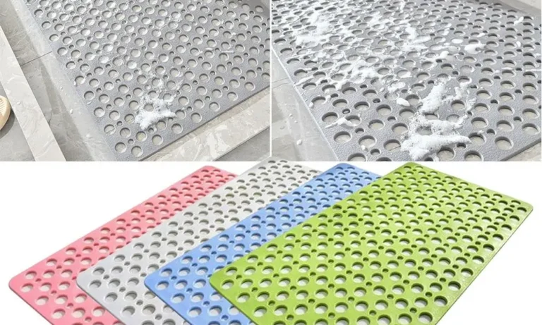Extra Large Non-Slip Bath Mat – Strong Suction TPE Shower Mat with Anti-Mold Design for Stroke Recovery, Elderly Safety & Bathroom Confidence | Stroke Lyfe™ Home Safety Gear