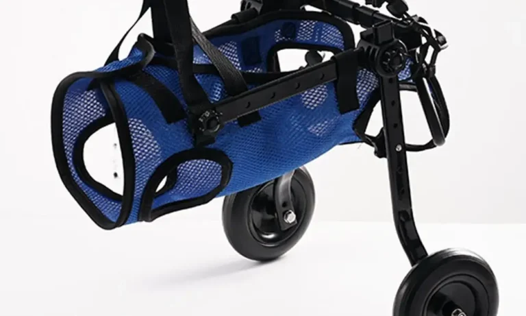 Pet Wheelchair Cart Adjustable Pet Cat Dog Rehabilitation Walking Wheels Aids Mobility Assistance Light Pet Walk Tools