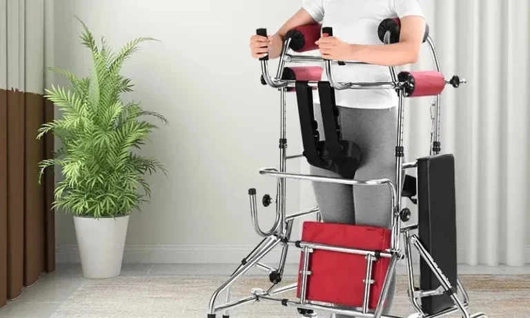Heavy-Duty Standing Frame Walker – Adjustable Mobility Aid for Stroke Recovery, Hemiplegia & Lower Limb Rehab | Stroke Lyfe™ Mobility Tech