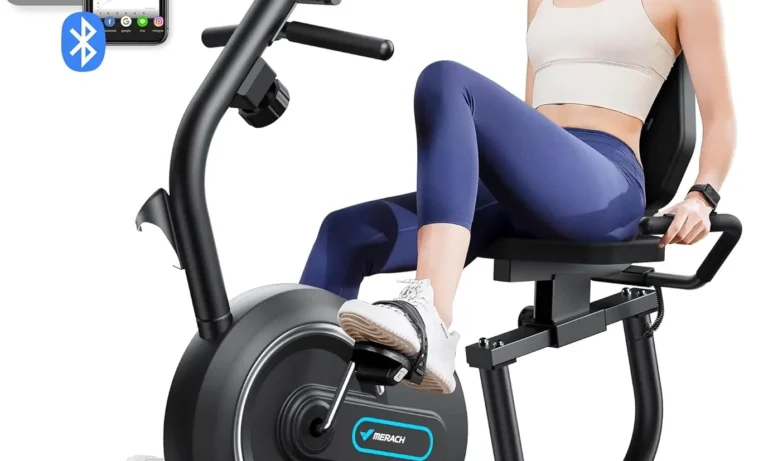 Smart Recumbent Exercise Bike – Bluetooth-Enabled Cardio Trainer with App Sync, Heart Rate Monitor & Magnetic Resistance | Stroke Lyfe™ Therapy Gear