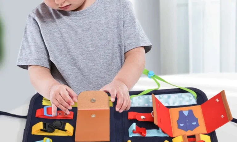 Montessori Toys Busy Board Buckle Training Essential Skills Sensory Educational Toys Toddlers Intelligence Preschool Development