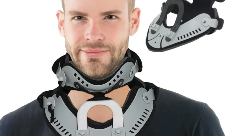 Adjustable Cervical Neck Brace – Orthosis Collar for Spine Alignment, Pain Relief & Stroke Recovery Support | Stroke Lyfe™ Therapy Gear