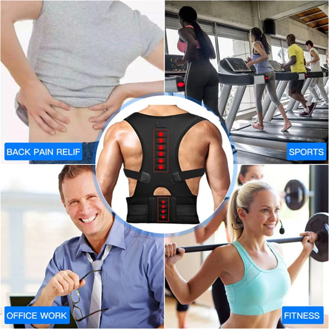 Magnetic Therapy Posture Corrector – Shoulder & Back Support Corset for Stroke Recovery, Pain Relief & Spinal Alignment | Stroke Lyfe™ Therapy Gear - Image 6