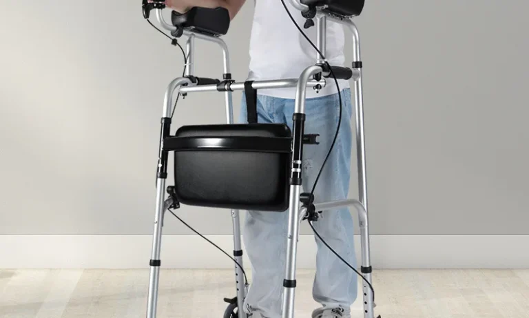 Walker Assist Rehab Frame – Adjustable Mobility Aid for Stroke Recovery, Hemiplegia & Lower Limb Training | Stroke Lyfe™ Mobility Tech