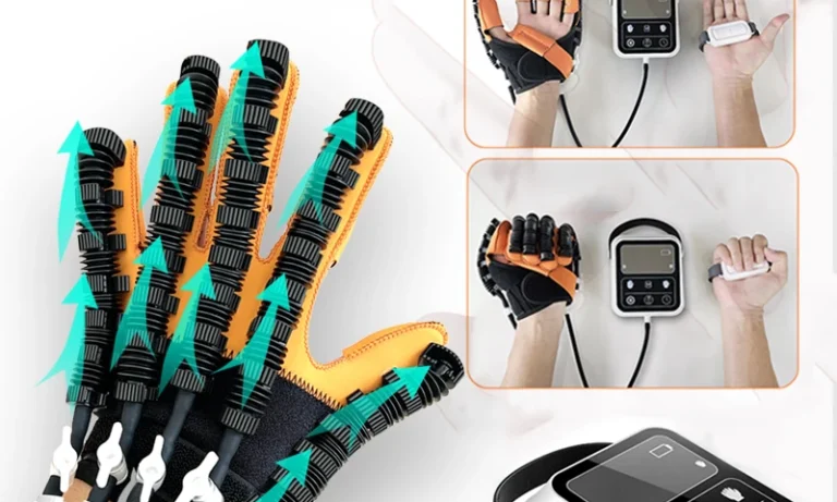 Upgraded Robotic Rehab Glove – Intelligent Finger Training & Massage Device for Stroke Recovery, Hemiplegia & Cerebral Infarction | Stroke Lyfe™ Neuro Series