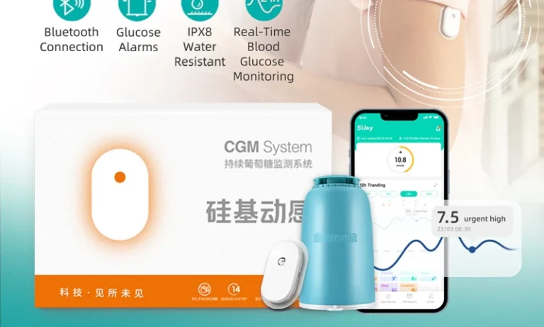 Sibionics Continuous Glucose Monitor – 24/7 Finger-Free Blood Sugar Sensor for Stroke Recovery, Diabetes & Daily Health Tracking | Stroke Lyfe™ Wellness Tech