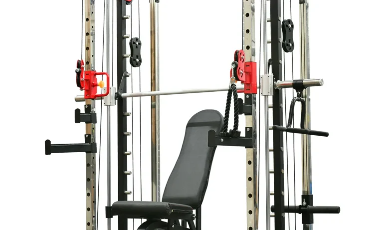 Comprehensive Smith Machine Home Gym – Multi-Function Squat Rack & Bench Press Trainer for Stroke Recovery, Strength Rehab & Full-Body Fitness | Stroke Lyfe™ Wellness Tech