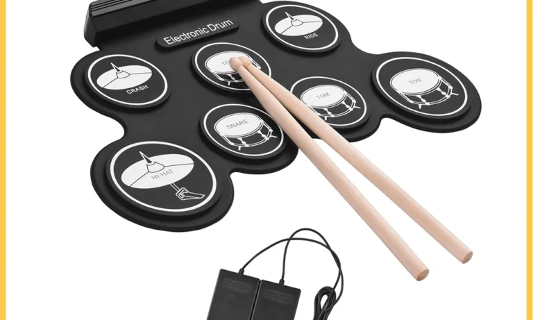 Roll-Up Electronic Drum Kit – USB-Powered Foldable Pad with Pedals for Stroke Recovery, Rhythm Therapy & Hand Coordination | Stroke Lyfe™ Rehab Gear