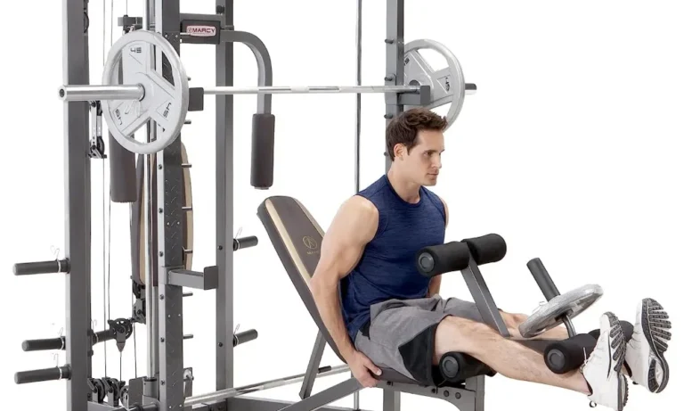 SM-4008 Smith Cage Home Gym – Multi-Function Workout Bench & Barbell Trainer for Stroke Recovery, Strength Rehab & Total-Body Fitness | Stroke Lyfe™ Wellness Tech