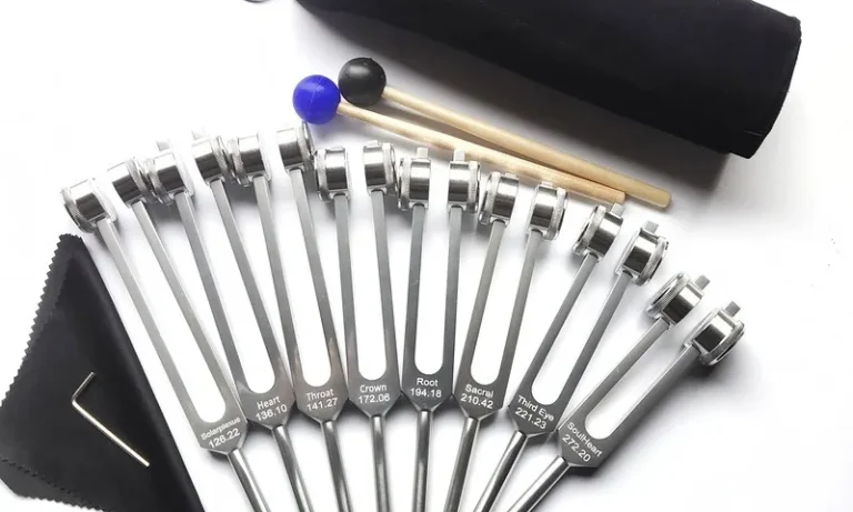 Chakra Tuning Fork Set – Medical Diapason Sound Therapy Tools for Stroke Recovery, Energy Alignment & Vibrational Healing | Stroke Lyfe™ NeuroVibe Tech
