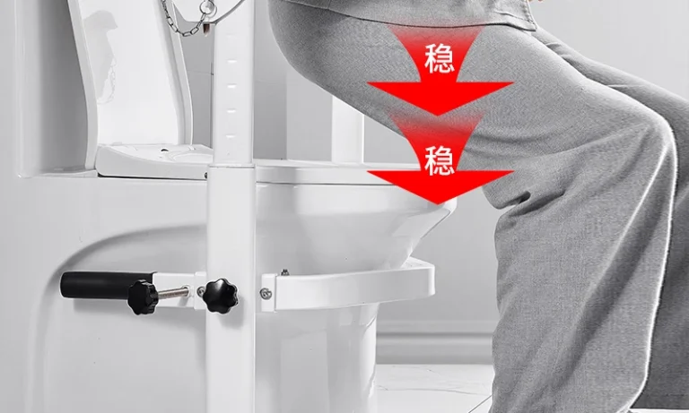 No-Punching Toilet Grab Bar – Non-Slip Bathroom Safety Rail for Stroke Recovery, Elderly Support & Bidet Confidence | Stroke Lyfe™ Home Safety Gear