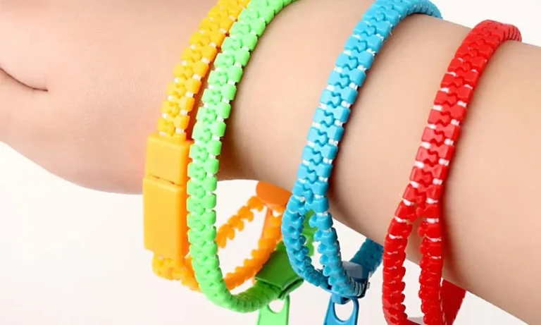 5Pcs Zipper Bracelet Kids Party Favors Fidget Toys For ADHD Anxiety Sensory Autism Therapy Antiestress Ansiedad