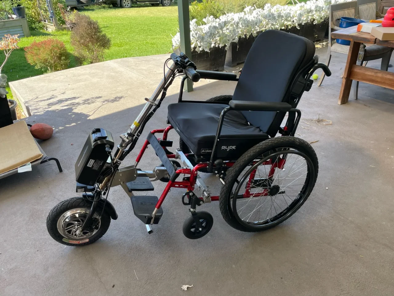 Cheap price Handcycle wheelchair attachable electric handcycle for disabled Electric bike conversion kits - Image 3