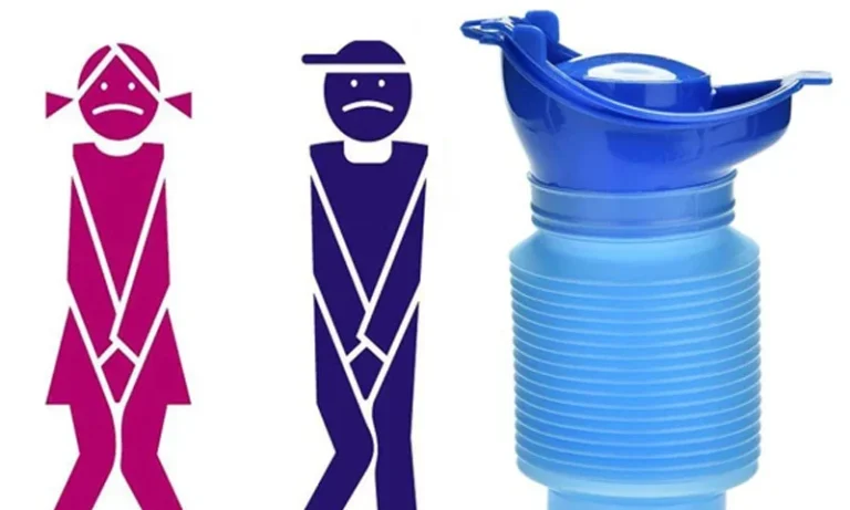 750ml Adult Urinal Portable Shrinkable Personal Mobile Toilet Potty Women Kid Pee Bottle for Outdoor Car Travel Traffic Camping