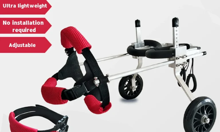 Adjustable Pet Wheelchair for Hind Leg Support – Mobility Scooter for Disabled Dogs & Cats | Stroke Lyfe™ Pet Recovery Gear
