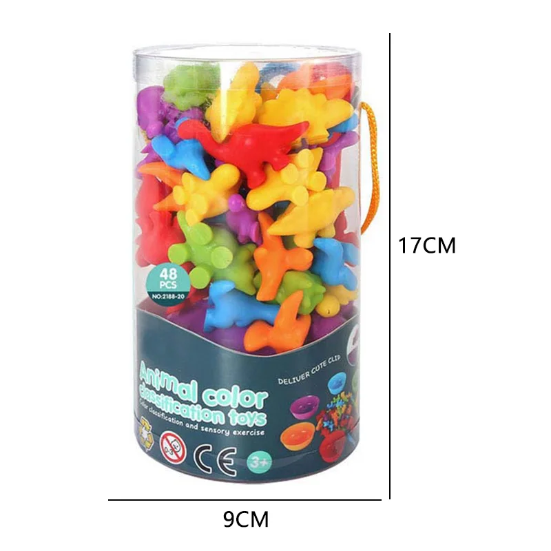 Rainbow Animal Matching Game – Montessori Sensory Puzzle for Fine Motor Skills, Color Sorting & Cognitive Growth | Stroke Lyfe™ Kids NeuroPlay - Image 6