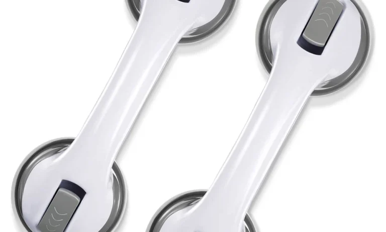 Vacuum Suction Grab Bar – Anti-Slip Bathroom Handle for Stroke Recovery, Elderly Support & Toilet/Shower Safety | Stroke Lyfe™ Home Safety Gear