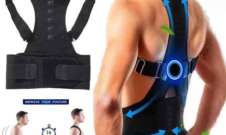 Magnetic Therapy Posture Corrector – Shoulder & Back Support Corset for Stroke Recovery, Pain Relief & Spinal Alignment | Stroke Lyfe™ Therapy Gear