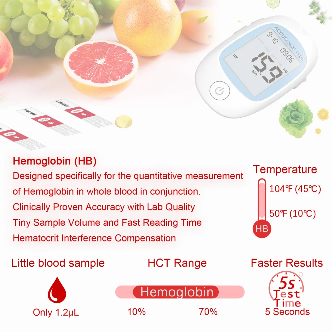 4-in-1 Blood Health Monitor – Hemoglobin, Glucose, Ketone & Uric Acid Test Kit for Stroke Recovery, Diabetes & Gout Management | Stroke Lyfe™ Wellness Essentials - Image 5