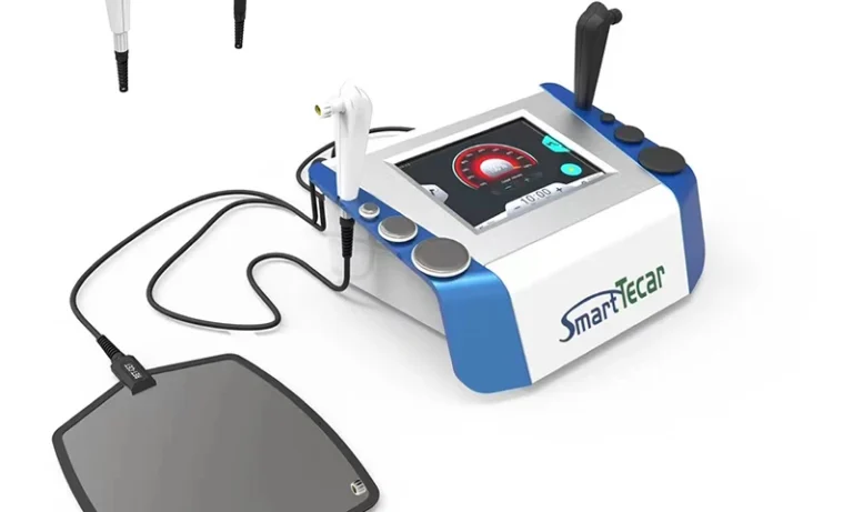 Physical Therapy Portable Smart Tecar Deep Slimming Diathermy Machine CET Ret Rf Sports Rehabilitator Therapist Tecar Therapy