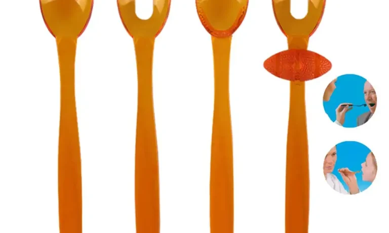 4Pcs Speech Therapy Spoon Tongue Muscle Massage Trainer Autism Rehabilitation Pronunciation Improve Talking Training Tools Set