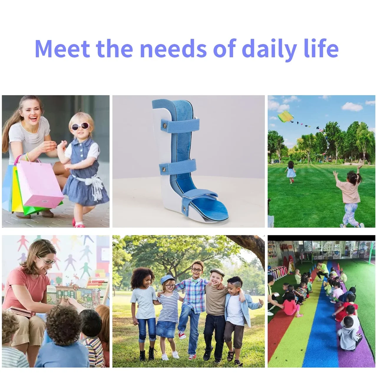 Tairibousy Brace Kids AFO Drop Foot for Child Toddler Ankle Foot Orthosis Pediatric Night Splint for Children Foot Care Tool - Image 4