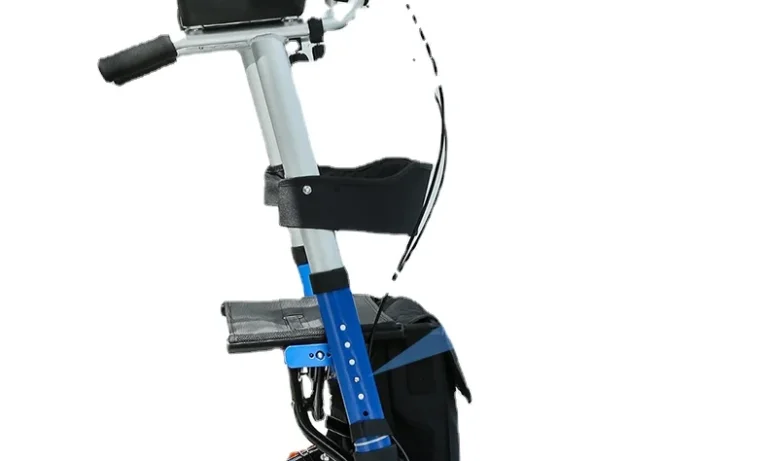 Sit-to-Stand Walker with Seat – Mobility Aid for Stroke Recovery, Cerebral Thrombosis & Paralysis Rehab | Stroke Lyfe™ Mobility Tech