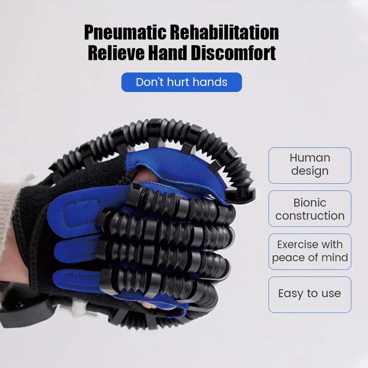 Hand Rehabilitation Robot Glove Finger Training Massage Gloves Stroke Hemiplegia Rehabilitation Hand Function Recovery - Image 4