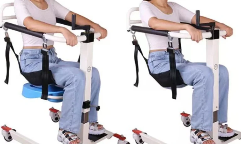 Manual Patient Transfer Lift Chair – Portable Lifter for Stroke Recovery, Bedridden Care & Elderly Mobility Support | Stroke Lyfe™ Home Assist Gear