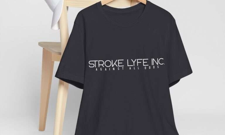 Stroke Lyfe™ Unisex Jersey Short Sleeve Tee – Soft Cotton Activewear for Recovery, Resilience & Everyday Strength