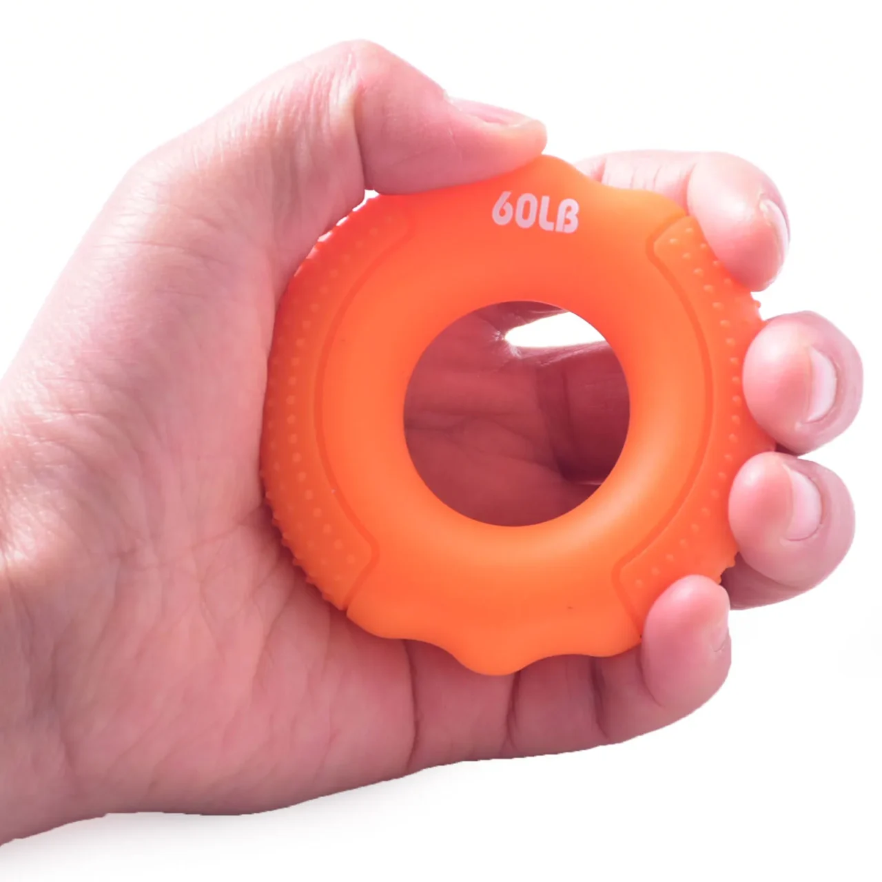 O Hand Gripper Grip Silicone Ring Hand Resistance Band Finger Stretcher-Exercise for Forearm Wrist Training Carpal Hand Expander - Image 4