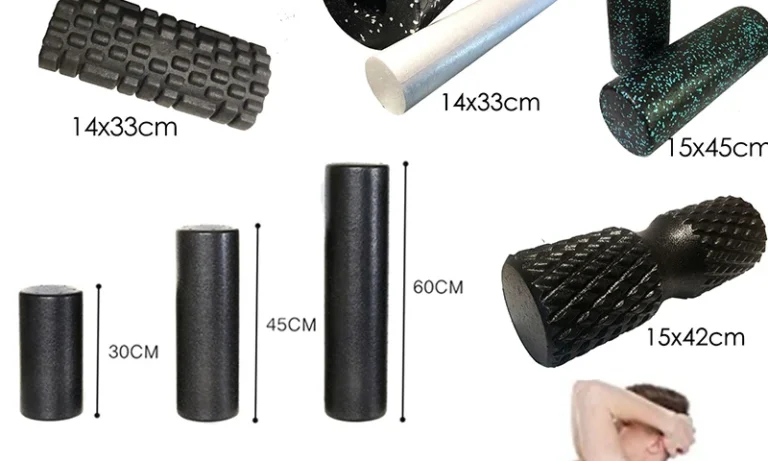 EPP Fitness Yoga Massage Roller High Density Muscle Foam Roller for Stretching, Physical Therapy, Deep Tissue
