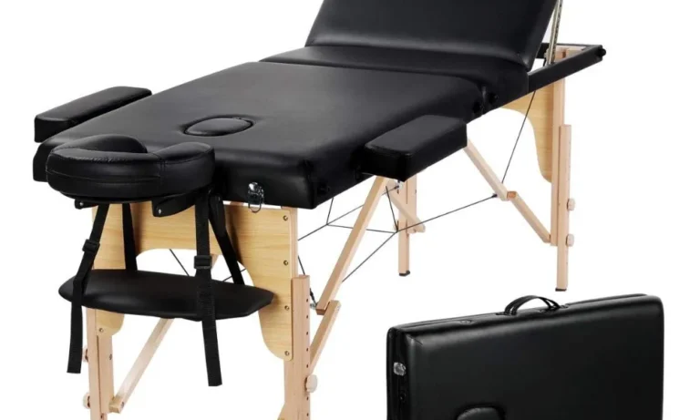 Yaheetech 84" 3-Fold Portable Therapy Table – Adjustable Massage & Rehab Bed for Stroke Recovery, Spa Treatments & Home Use | Stroke Lyfe™ Kinetic Series