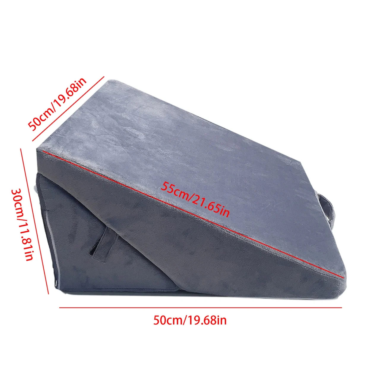 Adjustable Memory Foam Wedge Pillow Sleeping Incline Cushion Acid Reflux Flex Bed Wedge Pillow Circulation Leg Back Pain Support - Image 6