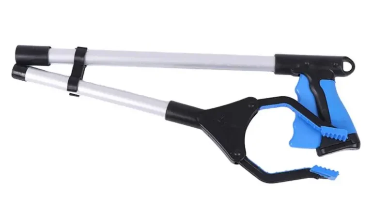 Garbage Grabber Pick Up Tools Broom And Dustpan Set Robust Design foldable Extender Hand Tools Long Upper Claw For Easy Reach