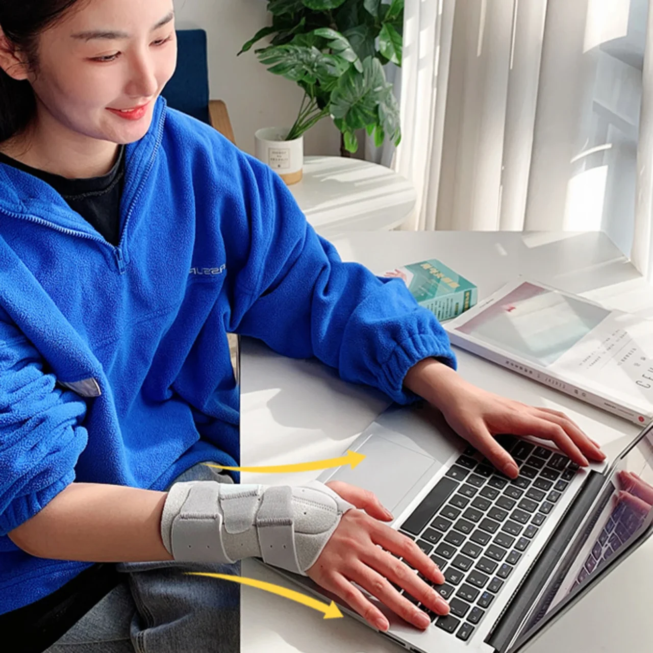 Wrist Support Brace Wrist Tendon Support Hand And Wrist Support And Splints For Forearm Or Wrist Tendonitis Left Hand / Right - Image 5