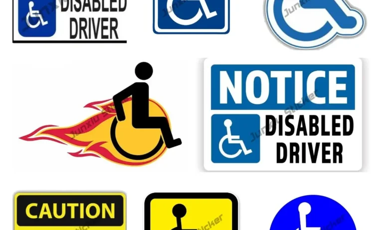 Creative Disabled Driver Decal – Premium Vinyl Warning Sticker for Stroke Recovery, Disability Awareness & Vehicle Accessibility | Stroke Lyfe™ Mobility Series