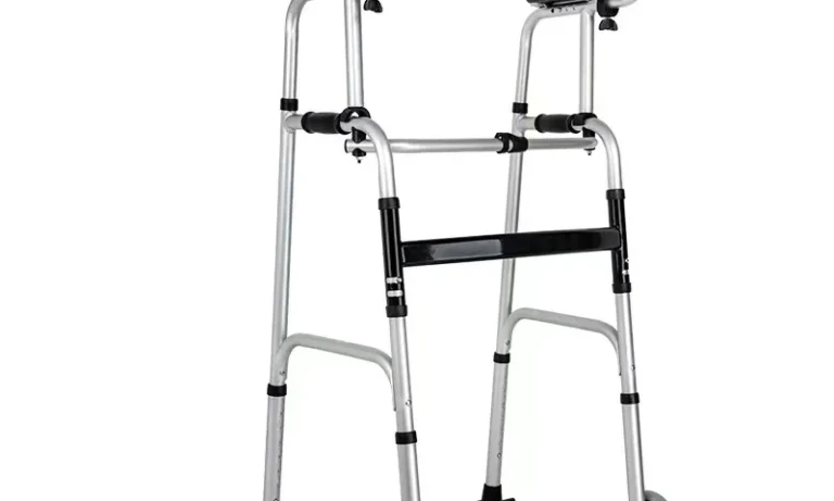 Foldable Double Arm Walking Aid – Adjustable Rehab Frame for Stroke Recovery, Elderly Mobility & Standing Support | Stroke Lyfe™ Kinetic Series