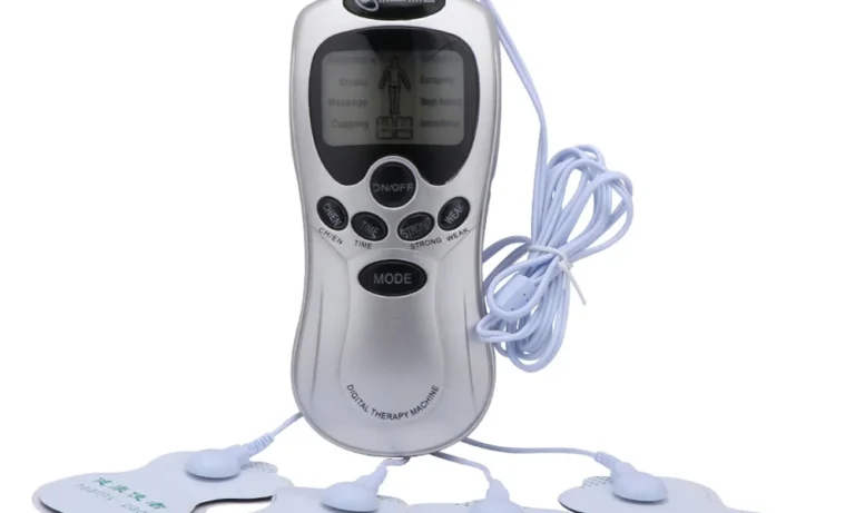 Health Care Digital Therapy Machine LCD Screen Full Body 4 Pads Slim Massager Acupuncture Body Neck Massager Electric TENS EMS